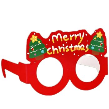 Bērnu svētku papīra brilles, 6 gab., krāsainas