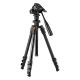 K&F Concept K234A0 video statīvs ar 3D galvu un viedtālruņa turētāju
