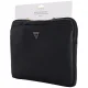Guess Sleeve Grained Zipper Pocket Triangle Logo 14\" klēpjdatora soma - melna | Laptop Bag Black