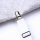 Adjustable Bed Sheet Fasteners with Clips 2 pcs White