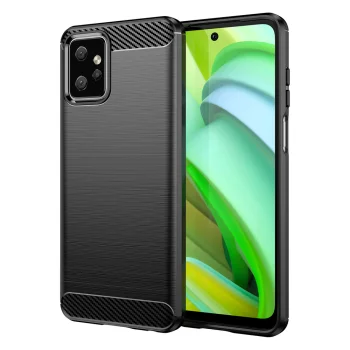 Vāciņš Motorola Moto G Power 2023, Carbon Case, melns