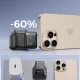 Сетевое зарядное устройство Joyroom JR-TCG17 GaN 45W 2xUSB-C (UK), черное