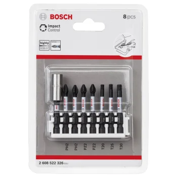 Набор бит Bosch Impact Control 50 мм, 8 предметов