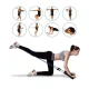 Elastīgās Fitnesa Vingrošanas Gumijas Pretestības Lentes 5 gab., Komplekts | Set of Elastic Fitness Rubber Bands