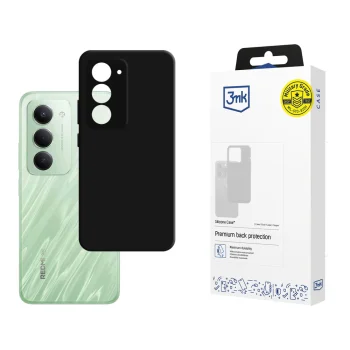 3mk silikona vāciņš Xiaomi Redmi 15 4G / 15 5G, melns