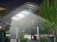 LED solar street lamp with remote, motion and dusk sensor, IP65