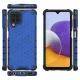 Vāciņš Samsung Galaxy A22 4G Honeycomb Case ar TPU rāmi, zils