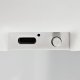 Bērnu silikona LED naktslampiņa Zaķis ar pulti un USB, balta