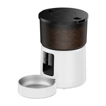 Rojeco 3L Smart Pet Feeder WiFi App Control Voice Record White