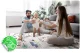 Divpusējs sarullējams bērnu paklājs Nukido NK-342 | Kids Roll-up Foam Mat