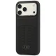Кожаный чехол Audi Leather Case MagSafe для iPhone 18 Pro Max / 17 Pro Max, черный