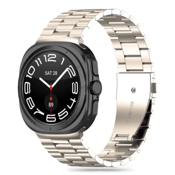Нержавеющий ремешок Tech-Protect для Samsung Galaxy Watch Ultra (47 мм) - титан