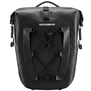 Rockbros 30140022001 Waterproof Bicycle Trunk Bag, Black