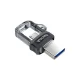 Флешка SanDisk Ultra Dual Drive m3.0 64GB USB 3.0 micro-USB, серый