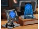 Cooling Tablet Stand with USB Fan, Adjustable 4-16\", Black