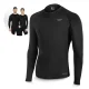 4Fizjo Unisex termoveļa ar garām piedurknēm, melna, L izmērs