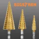 Pakāpju konusveida urbji - 3 gab. Bigstren 21640 | Step cone drill bits pcs.