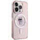 Karl Lagerfeld iPhone 15 Pro Max Case IML Choupette MagSafe, Pink