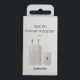 Сетевое зарядное устройство Samsung EP-T1510NWEGEU 15W PD USB-C - Белое