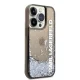 Karl Lagerfeld iPhone 14 Pro Liquid Glitter MagSafe vāciņš melns