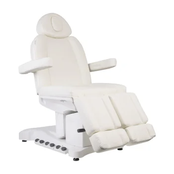 Azzurro 708BS Exclusive Pro elektriskais pedikīra krēsls ar apsildi, balts