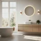 Круглое зеркало для ванной с LED-подсветкой ModernHome 60 см