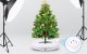 Puluz rotating display stand with power socket 45 cm (white)