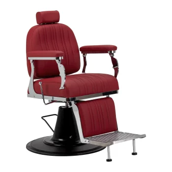 Barber Chair Gabbiano Elias, Burgundy Red