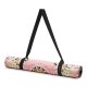 Balance Non-Slip Rubber Gymnastic Fitness Yoga Mat 185x68x0.4cm, Pink Elephant