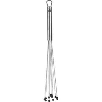 Virtuves putotājs WMF Profi Plus ar silikona bumbiņām 32 cm, sudraba/melns