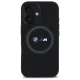 BMW iPhone 16 vāciņš M Silicone Printed Ring MagSafe, melns
