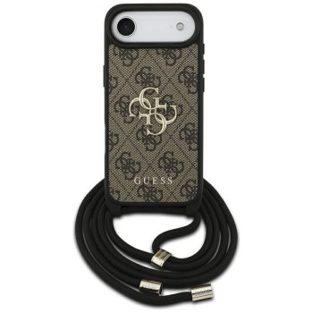 Guess iPhone Air vāciņš 4G Big Logo Cord Strap Crossbody, brūns