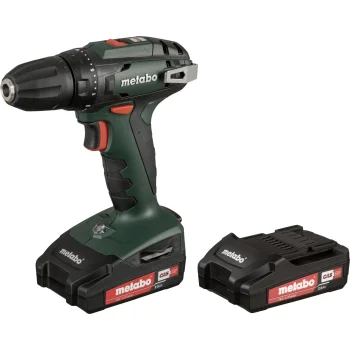 Аккумуляторная дрель-шуруповерт Metabo BS 18, 18V, 2x 2.0Ah, кейс