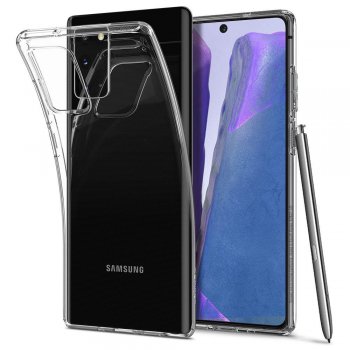 Samsung Galaxy Note 20 Spigen Liquid Crystal TPU Case Cover, Transparent | Telefona Macņš Vāciņš Apvalks Maks
