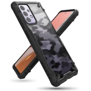 Samsung Galaxy A72 (SM-A725F/DS) Ringke Fusion X Cover Case, Camo | Чехол для Телефона Кабура