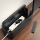 Dustproof Cable Storage and Management Box with Lid Cord Organizer, Black