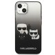 Karl Lagerfeld Gradient Ikonik vāciņš iPhone 13 mini melns