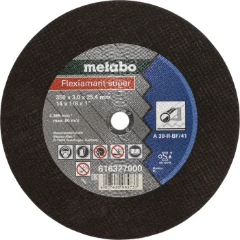 Griezējdisks tēraudam Metabo Flexiamant super 350x3.0x25.4 mm