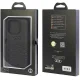 Audi iPhone 15 Pro vāciņš GT Synthetic Leather, melns