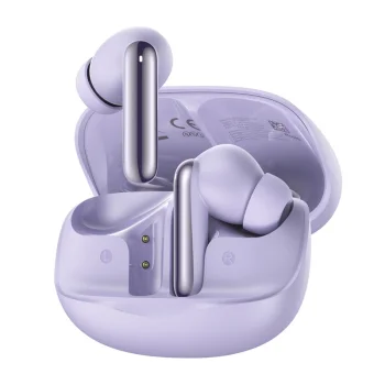 Bezvadu TWS austiņas QCY MeloBuds HT12 ANC Violetas
