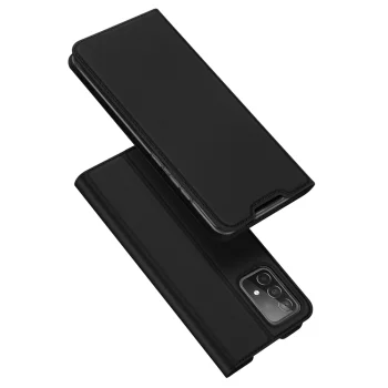 Atverams vāciņš Samsung Galaxy A73 Dux Ducis Skin Pro ar statīva funkciju, melns