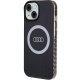 Audi IML Big Logo MagSafe vāciņš Apple iPhone 15 / 14 / 13 - Melns