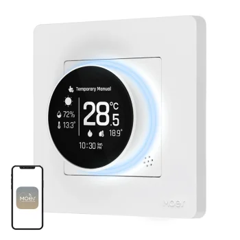 Умный термостат MOES ZHT-SR-GC ZigBee для водонагревателей и газовых...