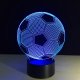 LED 3D Nakts Galda Lampa Gaisma \"Futbola bumba\" | Soccer Ball Night Lamp