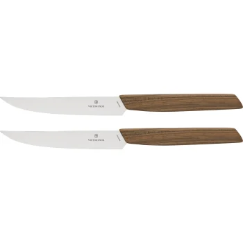Victorinox Swiss Modern Steak Knife Set 12 cm 2 pcs., Walnut Wood