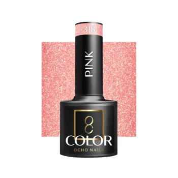 Ocho Nails Pink 318 gēla laka, 5 g