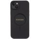 Guess GUHMP15SPSAHMCK iPhone 15 6,1" melns/ melns cietais futrālis Saffiano MagSafe | 6.1" black/black...