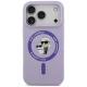 Karl Lagerfeld Silicone Karl&Choupette Ring MagSafe vāciņš iPhone 18 Pro / 17 Pro, violets