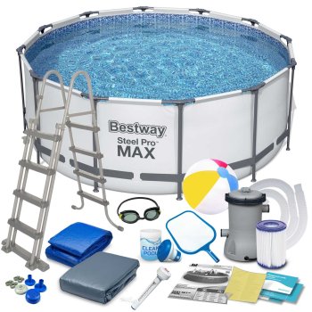 Bestway 56420 karkasa baseins ar piederumiem 366 x 122 cm