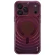Uniq Coehl Vela Magnetic Charging vāciņš iPhone 18 Pro Max / 17 Pro Max, bordo